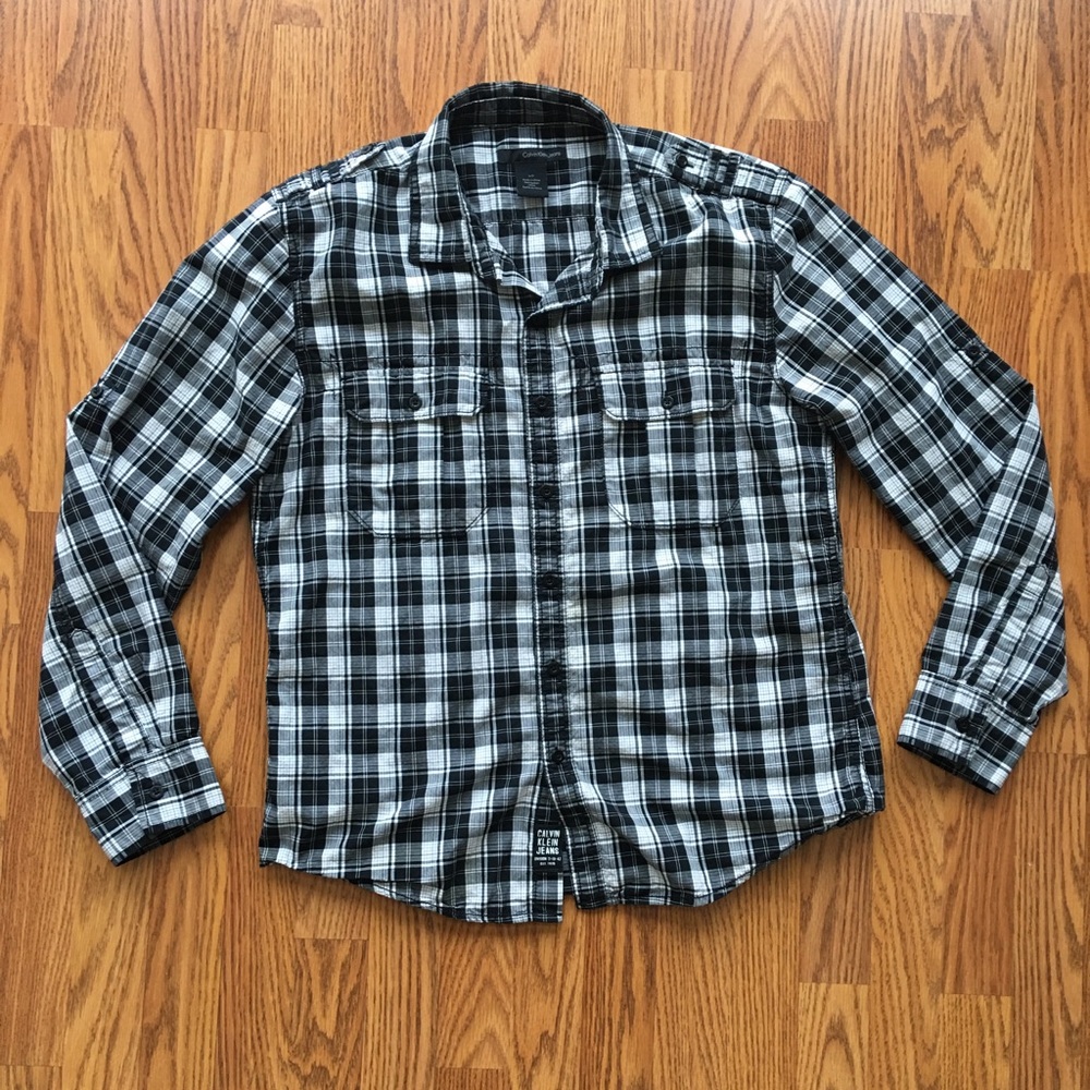 Calvin Klein Button Up Long Sleeve Shirt